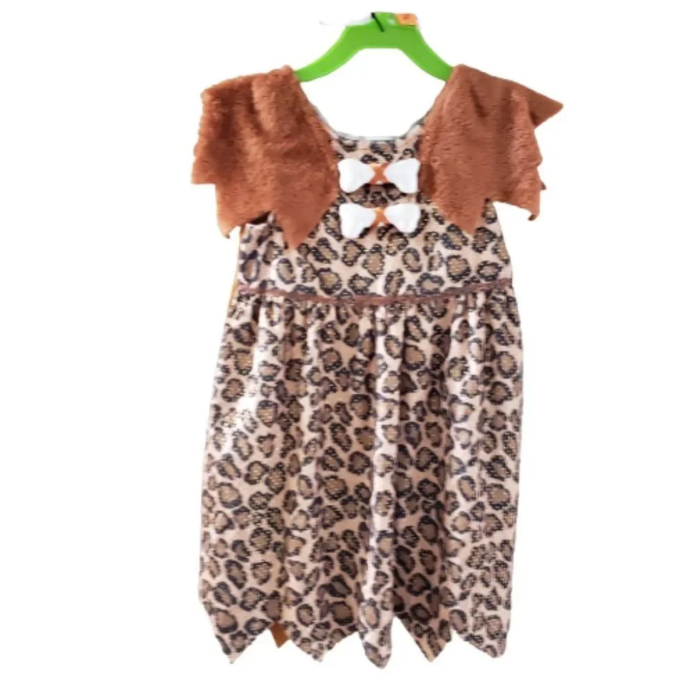Little Cavegirl Costume Dress-up Toddler 3T - 4T NWT